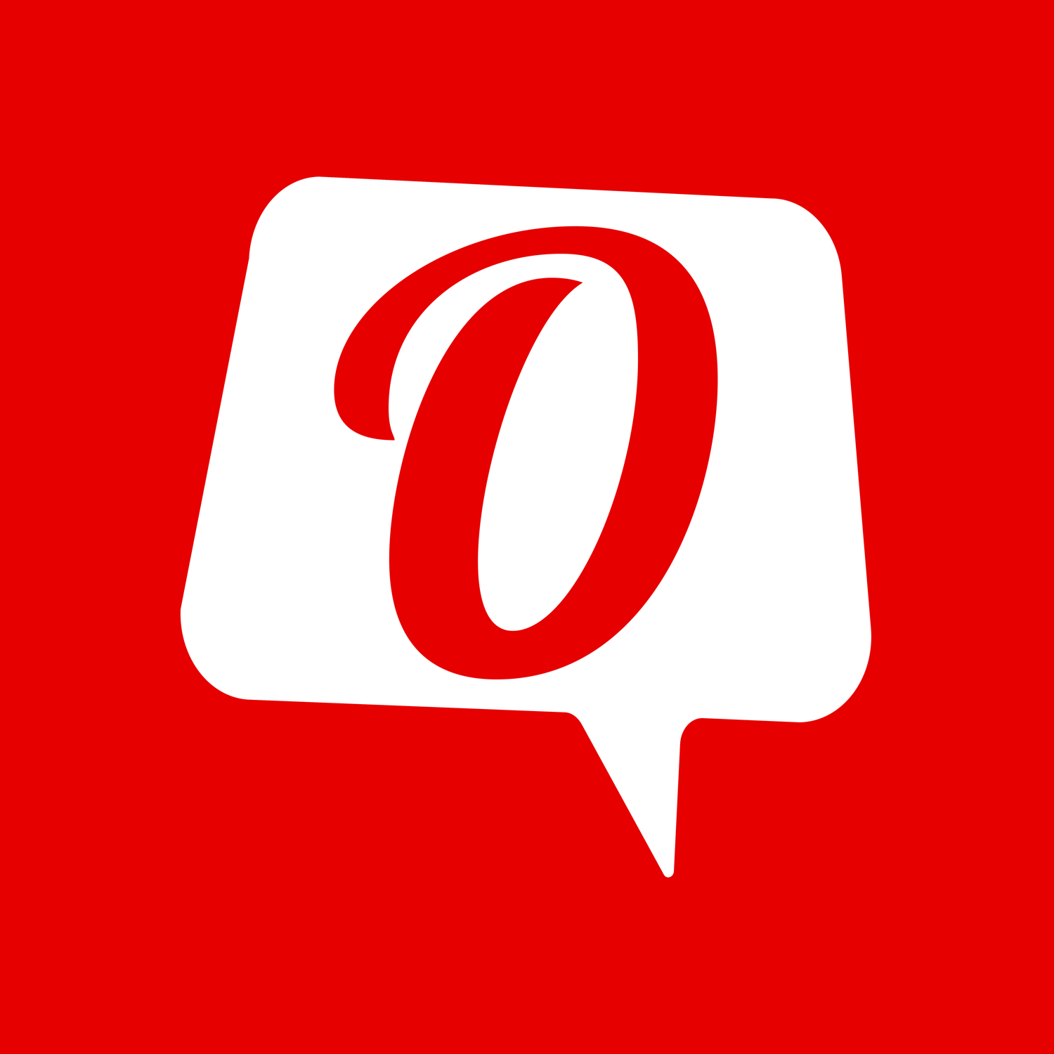 Onolingo logo with red frame